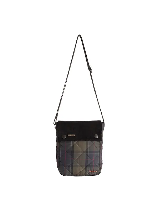 Barbour Tartan Liddesdale Crossbody Bag - Shadow Classic Tartan Image 1