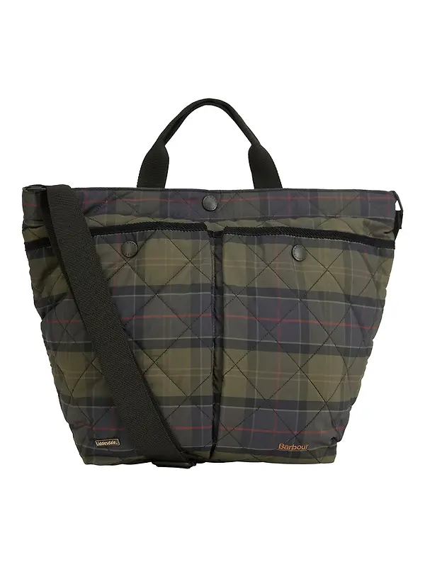 Barbour Tartan Liddesdale Tote Bag - Shadow Classic Tartan Image 1