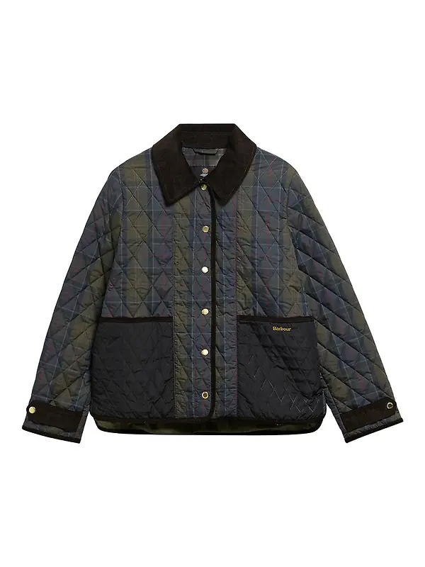 Barbour Women's Ainsdale Check Quilted Jacket - Shadow Classic Image 1