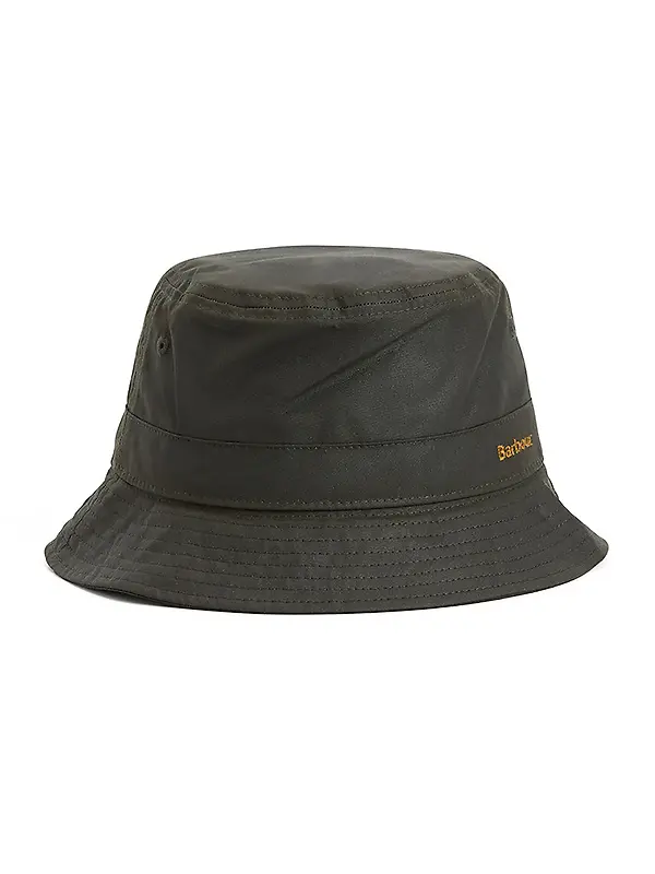 Barbour Women's Belsay Wax Bucket Hat - Fern Image 1