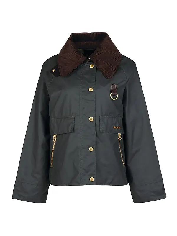 Barbour Women's Catton Wax Jacket - Sage/Ancient Image 1