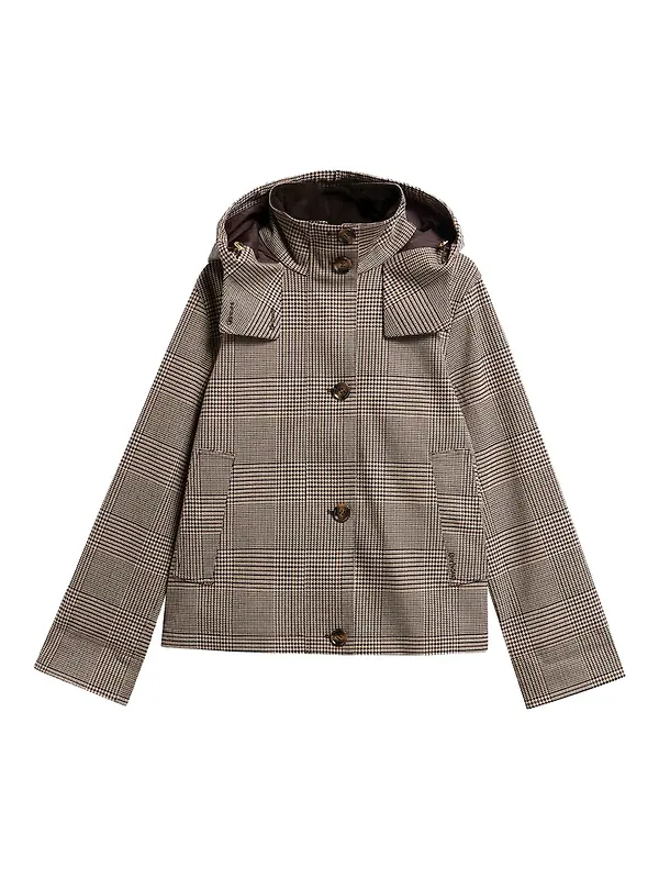 Barbour Women's Connie Showerproof Jacket - Prince Of Wales Check Image 1