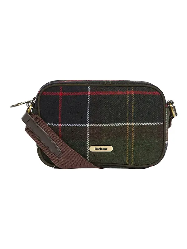 Barbour Women's Contine Tartan Mini Crossbody Bag - Classic Tartan Image 1