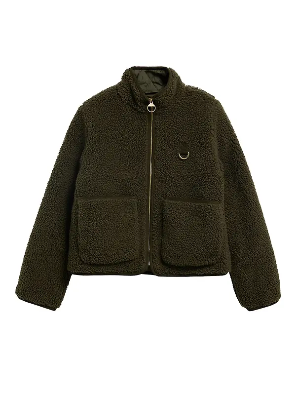 Barbour Women's Elenora Fleece Jacket - Olive Image 1