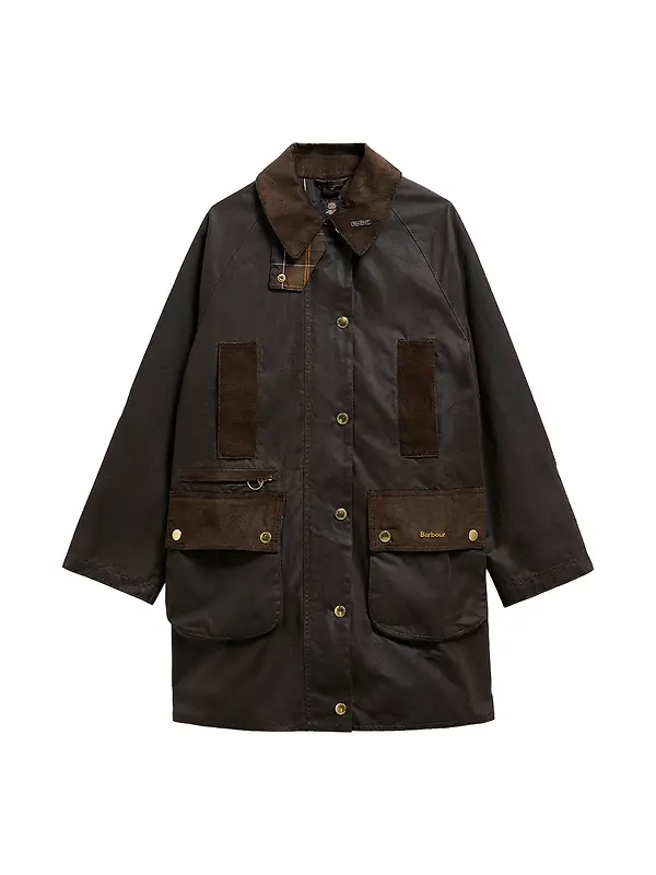Barbour Women's Icons Modern Beaufort Waxed Jacket - Olive / Classic Image 1