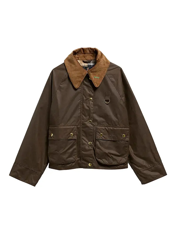 Barbour Women's Icons Modern Spey Waxed Jacket - Beech / Birchwood Image 1