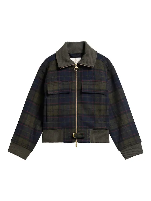 Barbour Women's Ivybridge Overshirt - Shadow Classic Tartan Image 1
