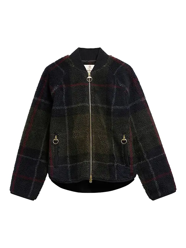 Barbour Women's Kirklees Fleece - Shadow Classic Tartan Image 1