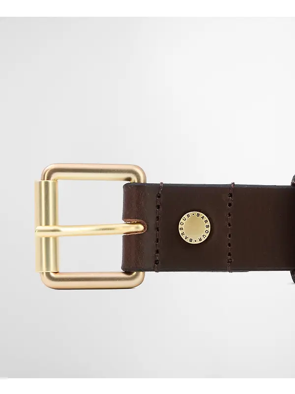 Barbour Women's Maia Leather Belt - Brown Image 2
