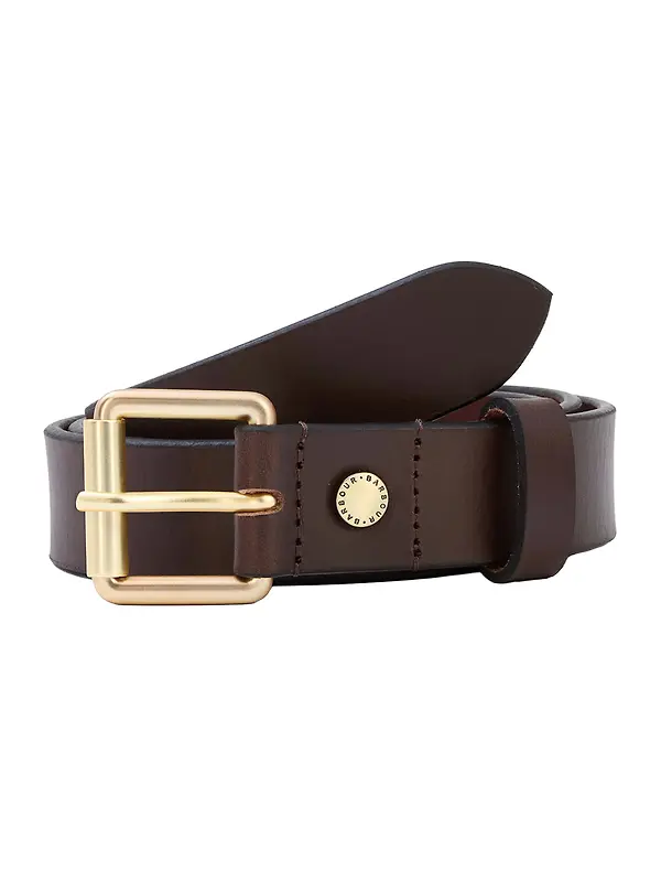 Barbour Women's Maia Leather Belt - Brown Image 1