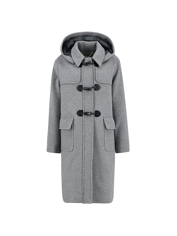 Barbour Women's Myra Waxed Duffle Coat - Bark/Hessian Tartan