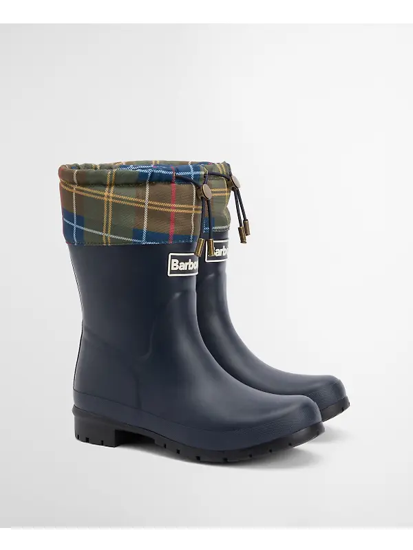 Barbour Women's Mowbray Wellingtons - Navy / Classic Tartan Image 10