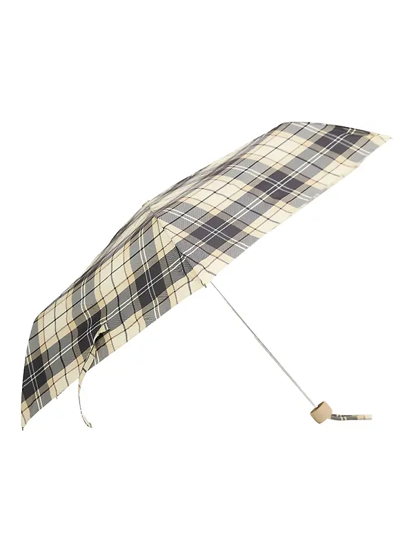 Barbour Women's Portree Tartan Umbrella - Light Birchwood Dress Tartan Image 1