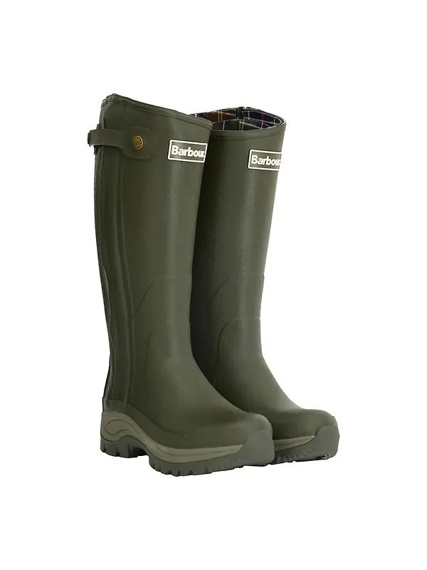 Barbour Women's Teesdale Wellingtons - Olive Image 1
