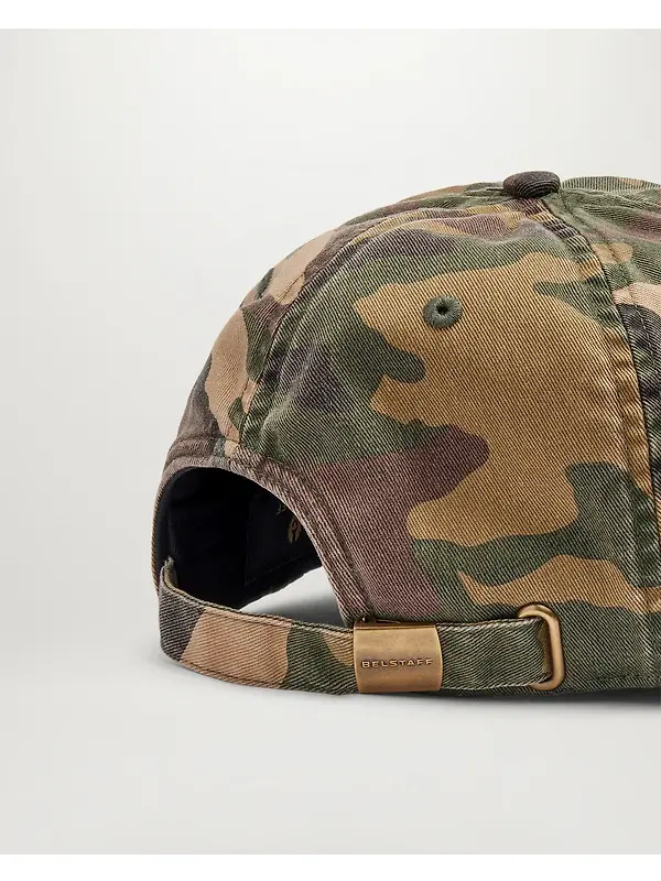 Belstaff Cotton Twill Phoenix Camo Patch Cap - Camo Green Image 4