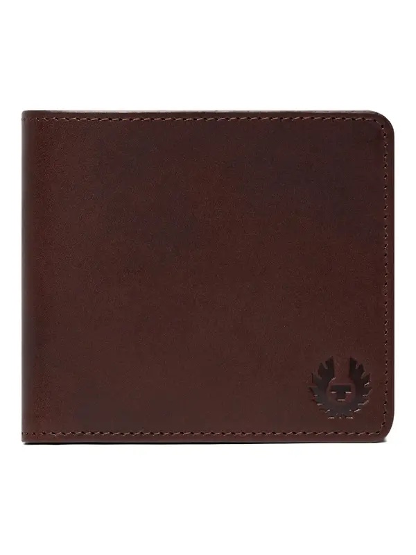 Belstaff Smooth Leather Hanchurch Bifold Wallet - Antique Brown Image 1
