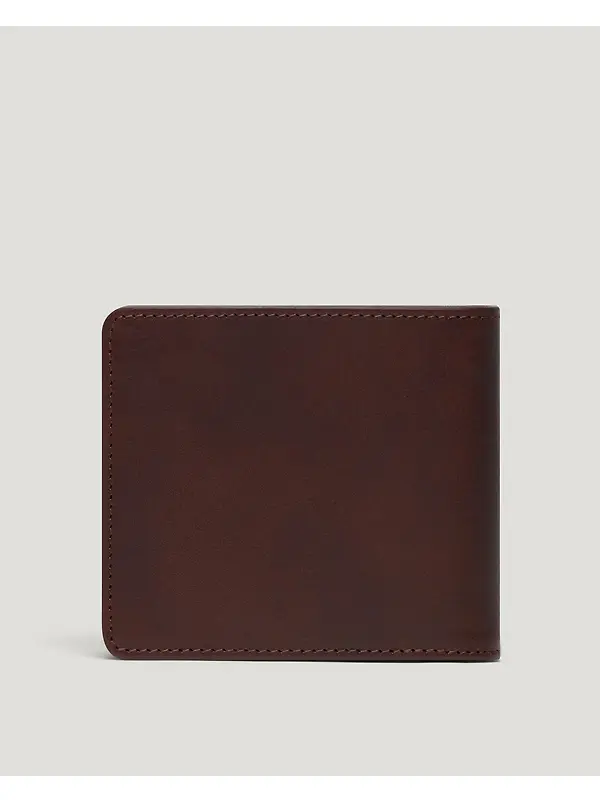 Belstaff Smooth Leather Hanchurch Bifold Wallet - Antique Brown Image 4