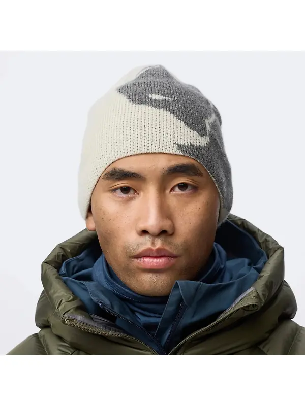 Fjällräven Bergtagen Jacquard Beanie - Black-Deep Forest Image 4