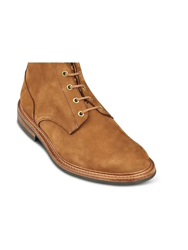 Tricker’s Bernwood Logger Boots – Whisky Hydro Nubuck Image 2