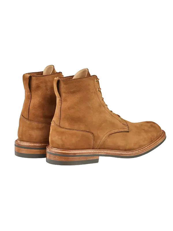 Tricker’s Bernwood Logger Boots – Whisky Hydro Nubuck Image 4