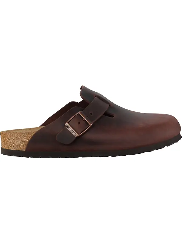 Birkenstock Boston Oiled Leather Regular Clogs - Habana Image 2