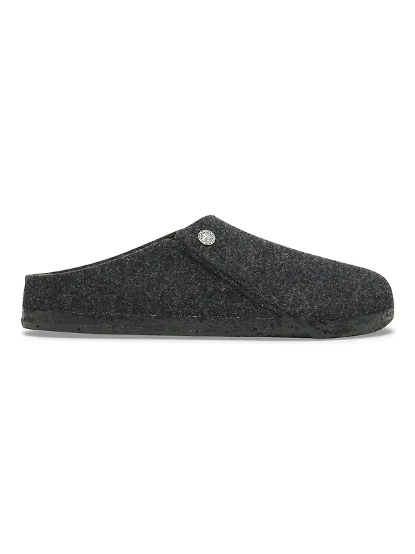 Birkenstock Zermatt Shearling Felt Regular Slippers - Anthracite Image 6