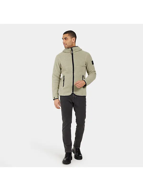 Didriksons Men's Bror Full-Zip Fleece - Wilted Leaf Image 4