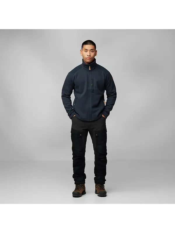 Fjällräven Men's Buck Fleece - Dark Olive Image 3