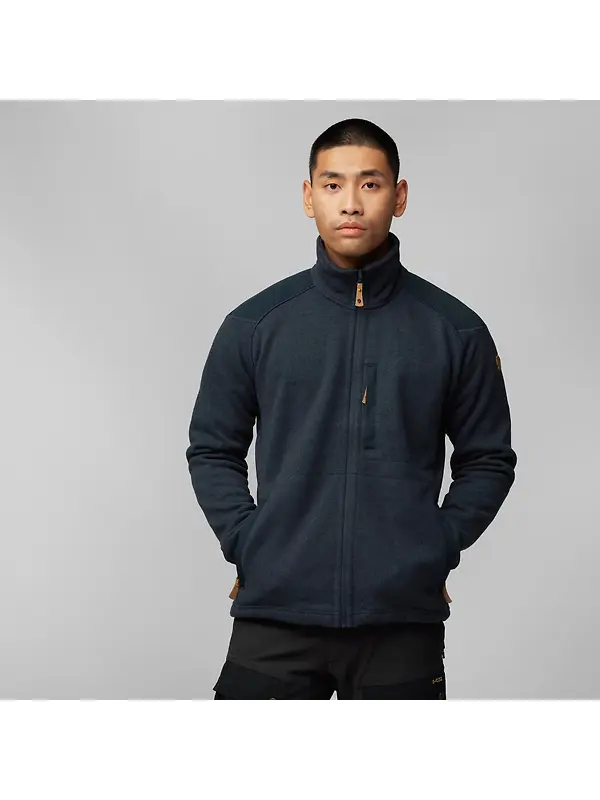 Fjällräven Men's Buck Fleece - Dark Olive Image 5