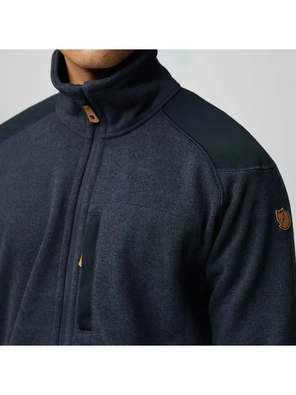 Fjällräven Men's Buck Fleece - Dark Olive Image 6