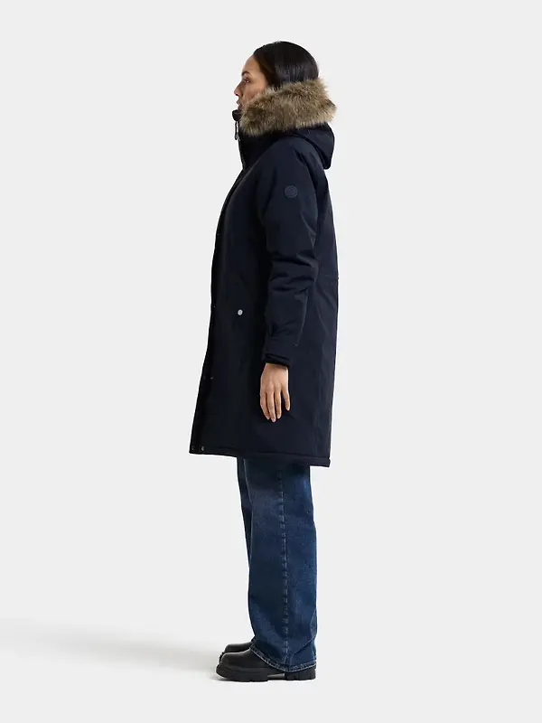 Didriksons Women's Erna Waterproof Parka - Dark Night Blue Image 4