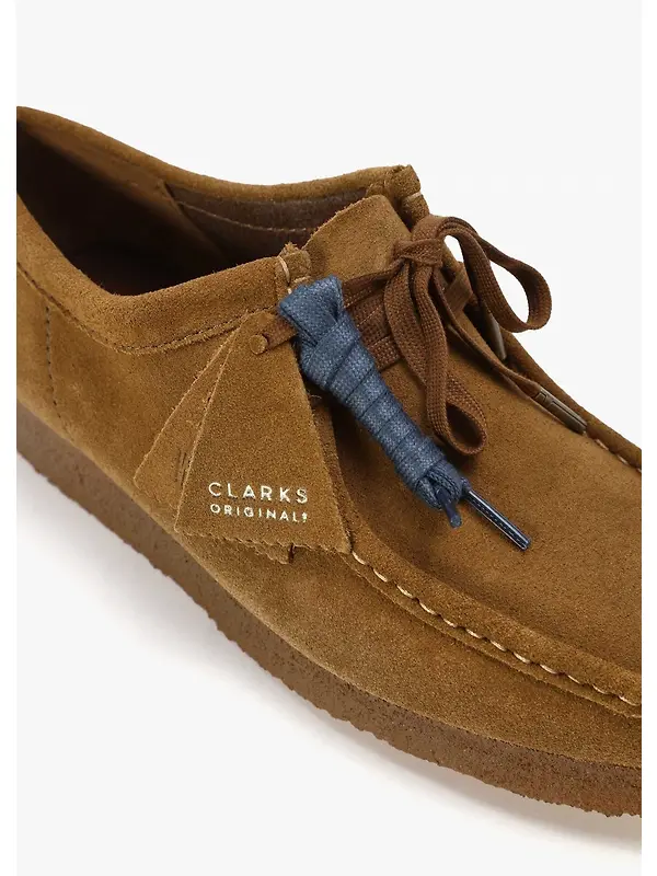 Clarks Originals Men's Wallabee Shoes - Cola Image 9