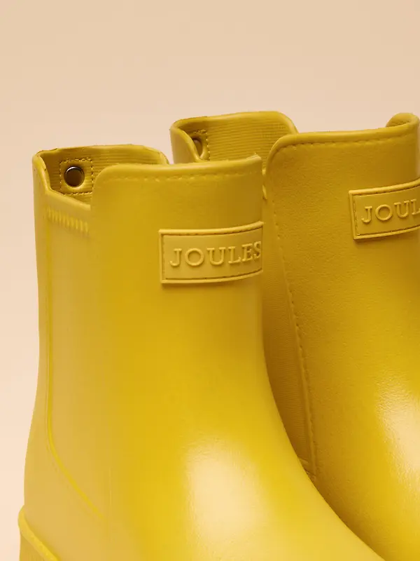 Joules Women's Raindance Lightweight EVA Ankle Wellies - Yellow Image 4
