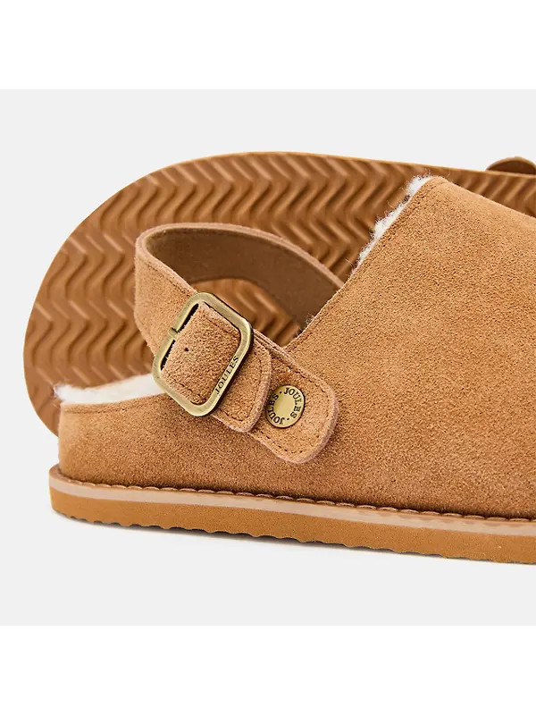 Joules Men's Hampden Clog Shoes - Chestnut Brown Image 5