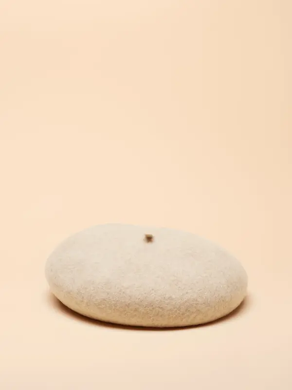 Joules Women's Amelie Adjustable Wool Beret Hat - Cream Image 2
