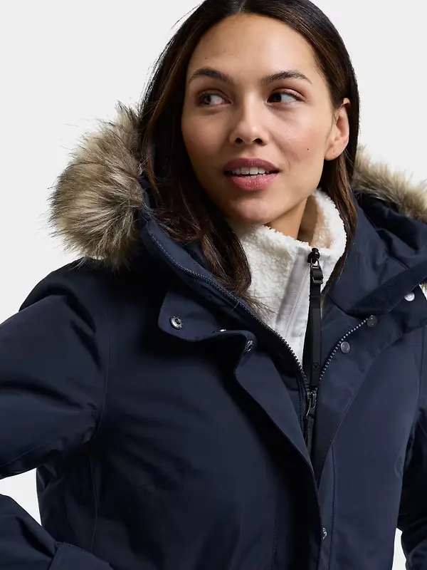 Didriksons Women's Erna Waterproof Parka - Dark Night Blue Image 7