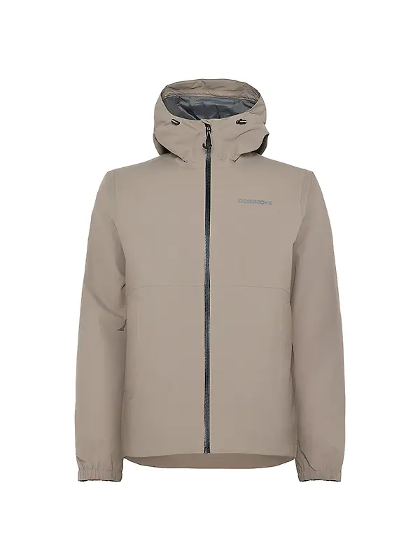 Didriksons Men's Dario Waterproof Jacket - Ash Brown Image 1