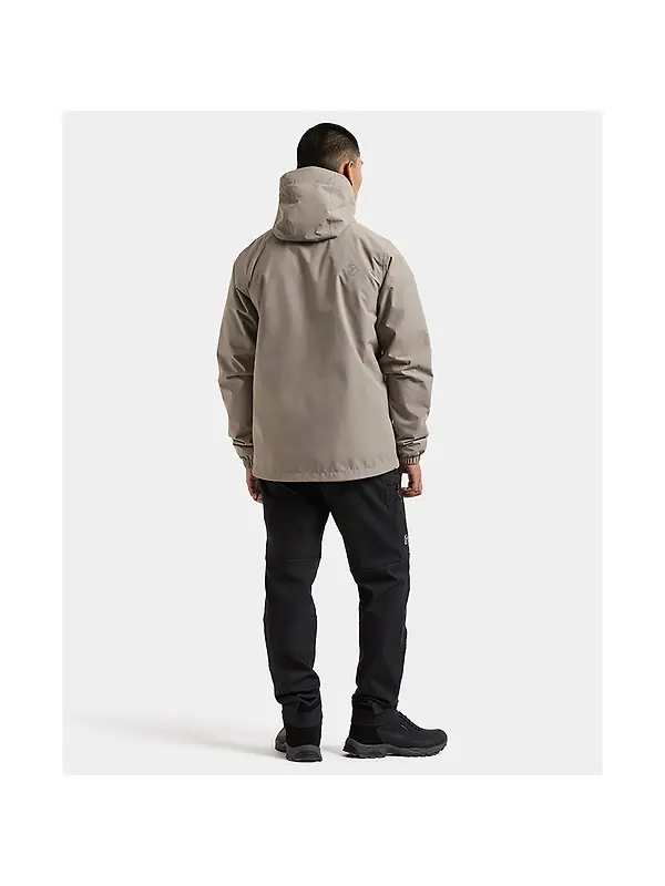 Didriksons Men's Dario Waterproof Jacket - Ash Brown Image 6