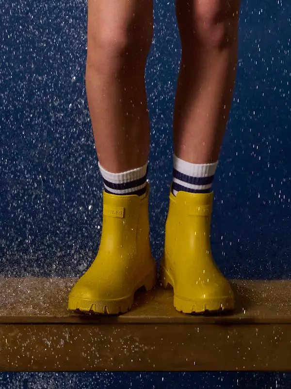 Joules Women's Raindance Lightweight EVA Ankle Wellies - Yellow Image 7
