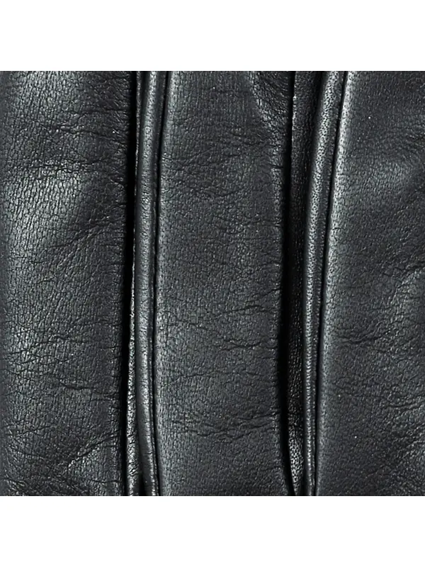 Dents Men's Bath Three-Point Cashmere-Lined Leather Gloves - Black Image 8