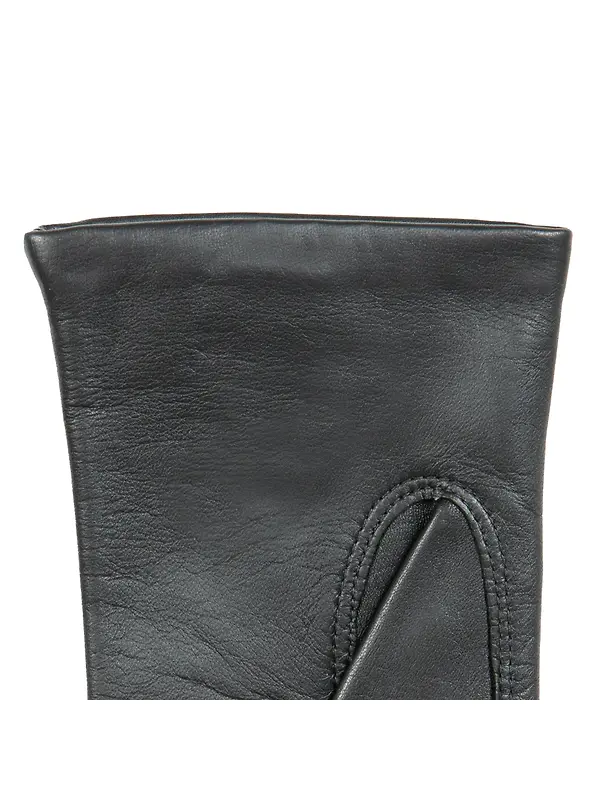 Dents Women's Emma Three-Point Lined Leather Gloves - Black Image 8