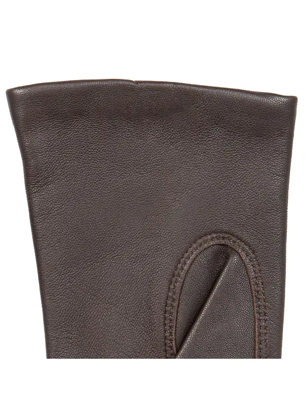 Dents Women's Emma Three-Point Lined Leather Gloves - Mocca Image 8
