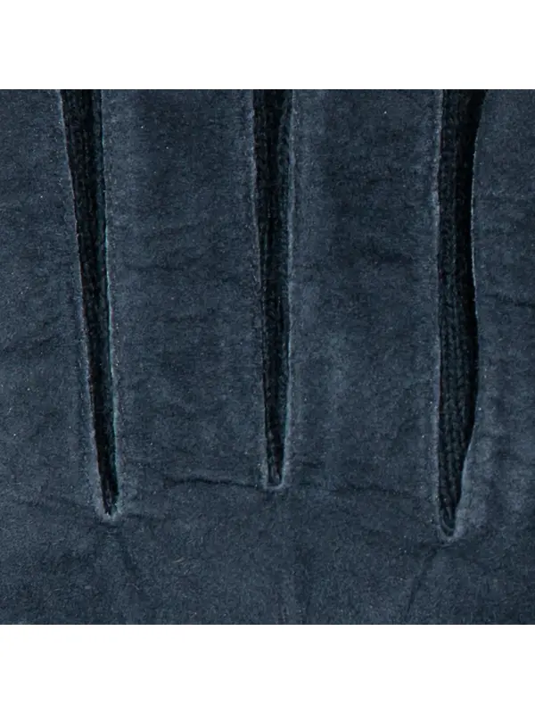 Dents Women's Laura Three-Point Fleece-Lined Suede Gloves - Navy Image 9