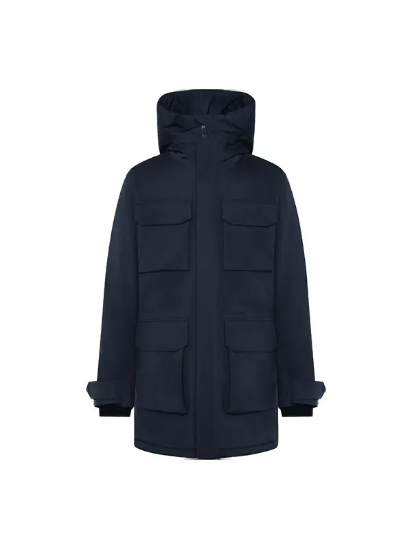 Didriksons Men's Aiden Waterproof Parka - Dark Night Blue Image 1