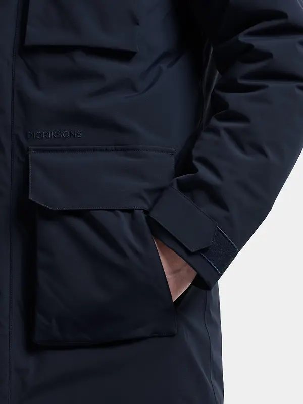 Didriksons Men's Aiden Waterproof Parka - Dark Night Blue Image 7