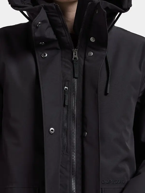 Didriksons Women's Lilian Parka - Black Image 10