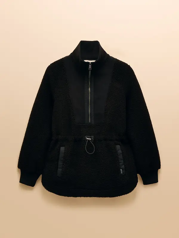 Joules Women's Thurleston Quarter Zip Fleece - Black Image 11