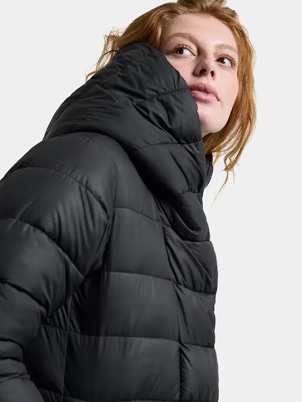 Didriksons Women's Stella Parka Long  - Black Image 7