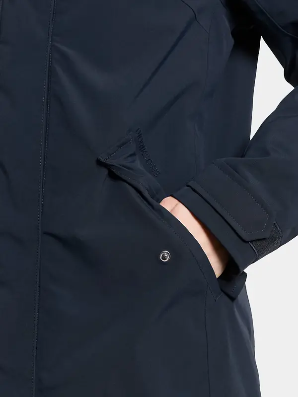 Didriksons Women's Erna Parka - Dark Night Blue Image 10