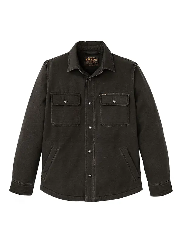 Filson Men's Fleece Lined Jac-Shirt - Peat Image 1